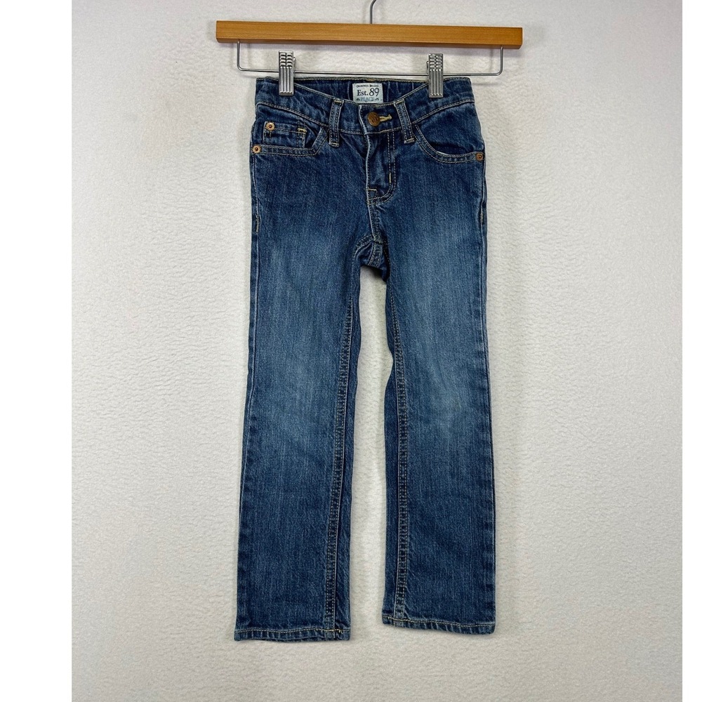 Casual The Childrens Place Girls Size 5 Blue Skinny Stretch Heart Denim Jeans